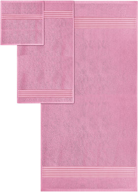 Utopia Towels pink towel set packaging – gift-ready bathroom upgrade