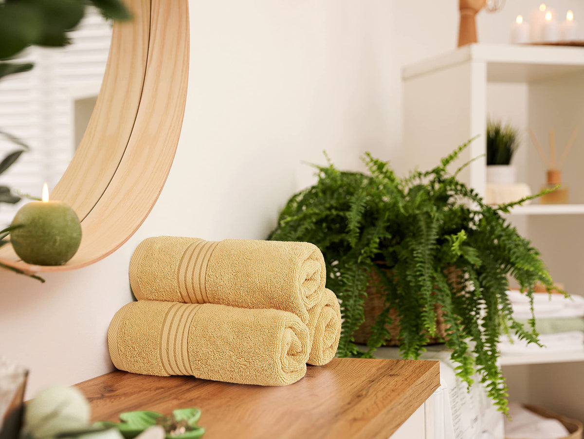 Utopia Towels premium hand towels quick-drying for busy mornings.