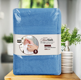 Utopia Towels ready-to-use six-pack for simple home setup.