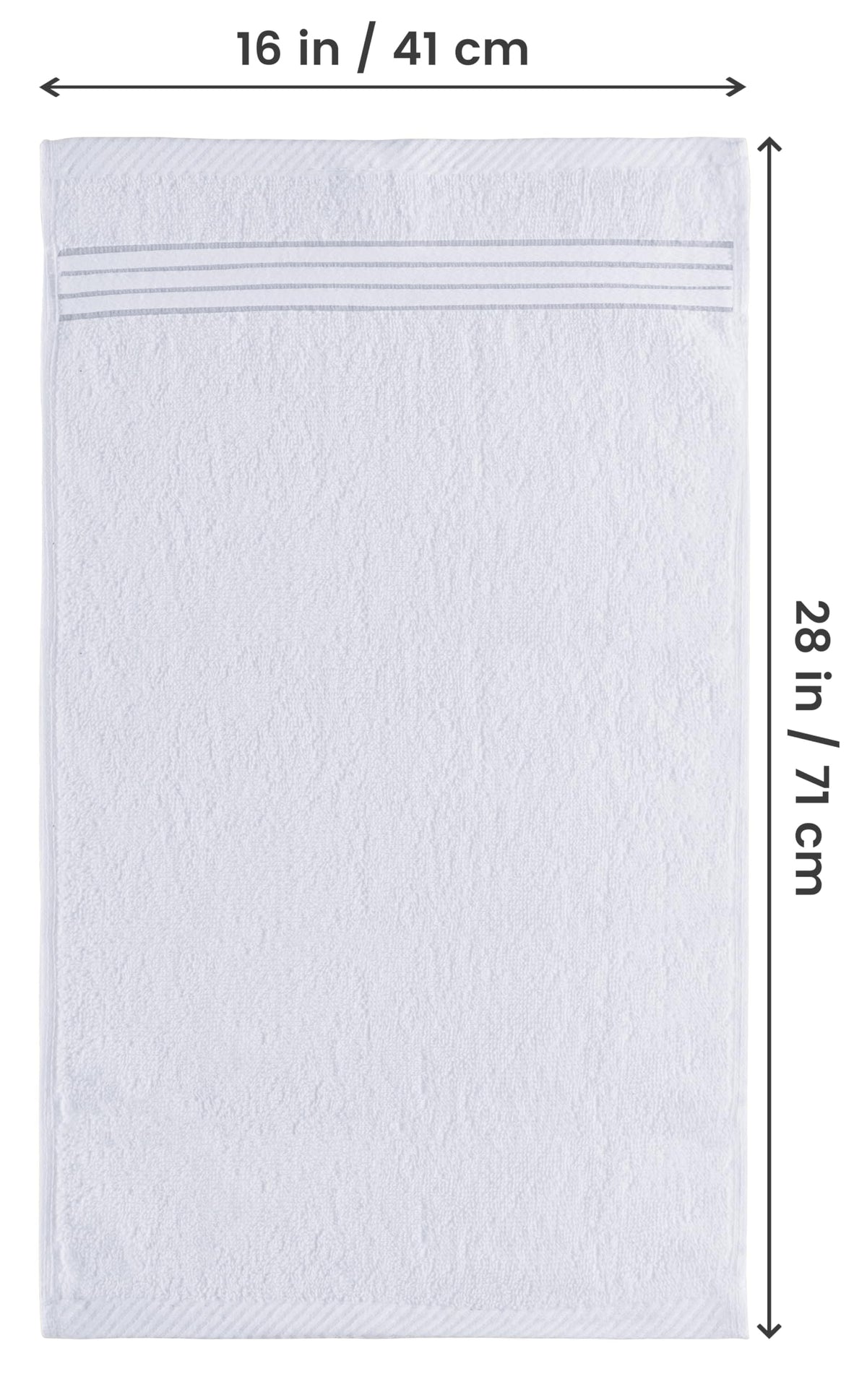 Utopia Towels close-up of 100% ring-spun cotton fibers for durable luxury.