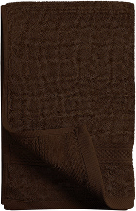 Close-up of Utopia Towels' 100% ring spun cotton fibers for durability and softness.