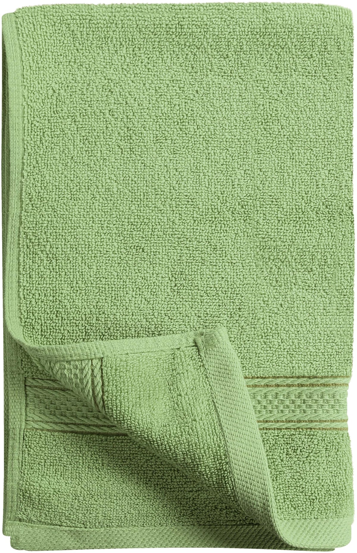 Utopia Towels sage green colorway adds spa-like calm to decor