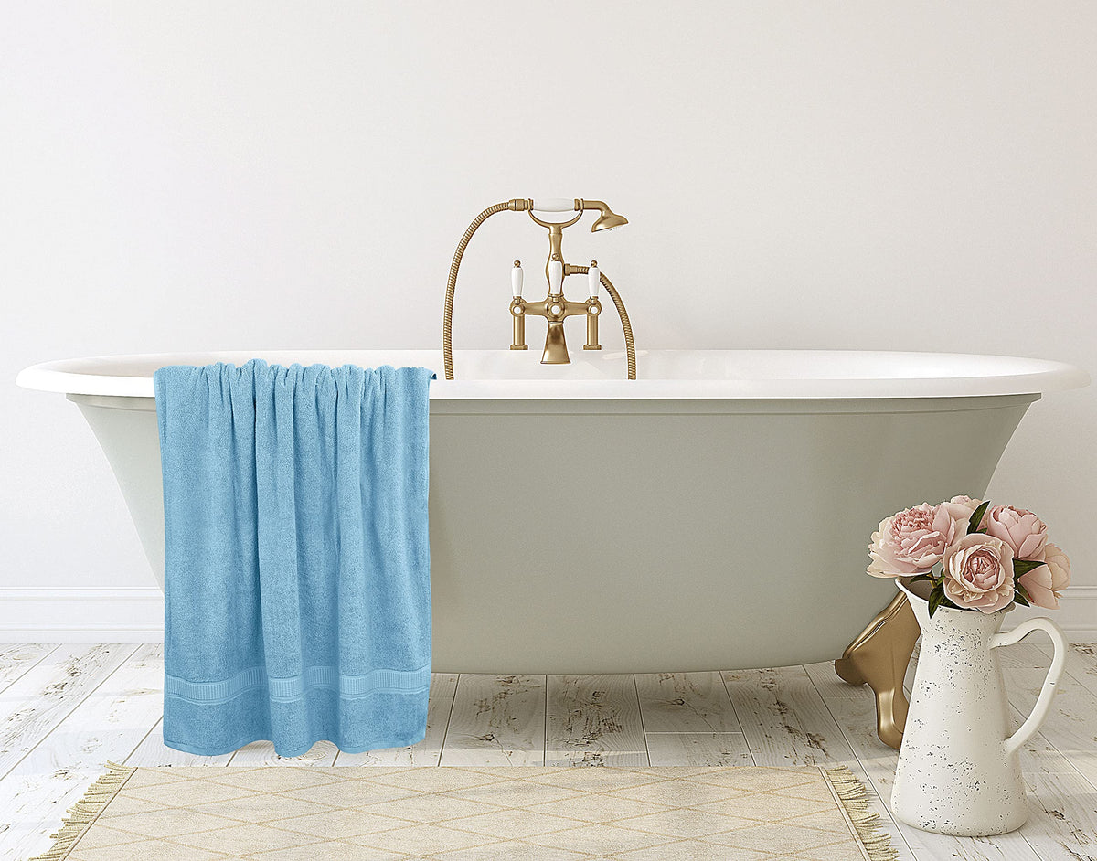 Utopia Towels easy care instructions: machine wash cold, tumble dry low
