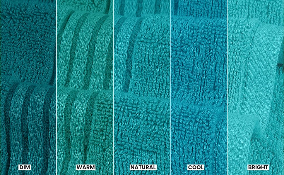 Utopia Towels soft turquoise hand towels with high absorption for comfort.
