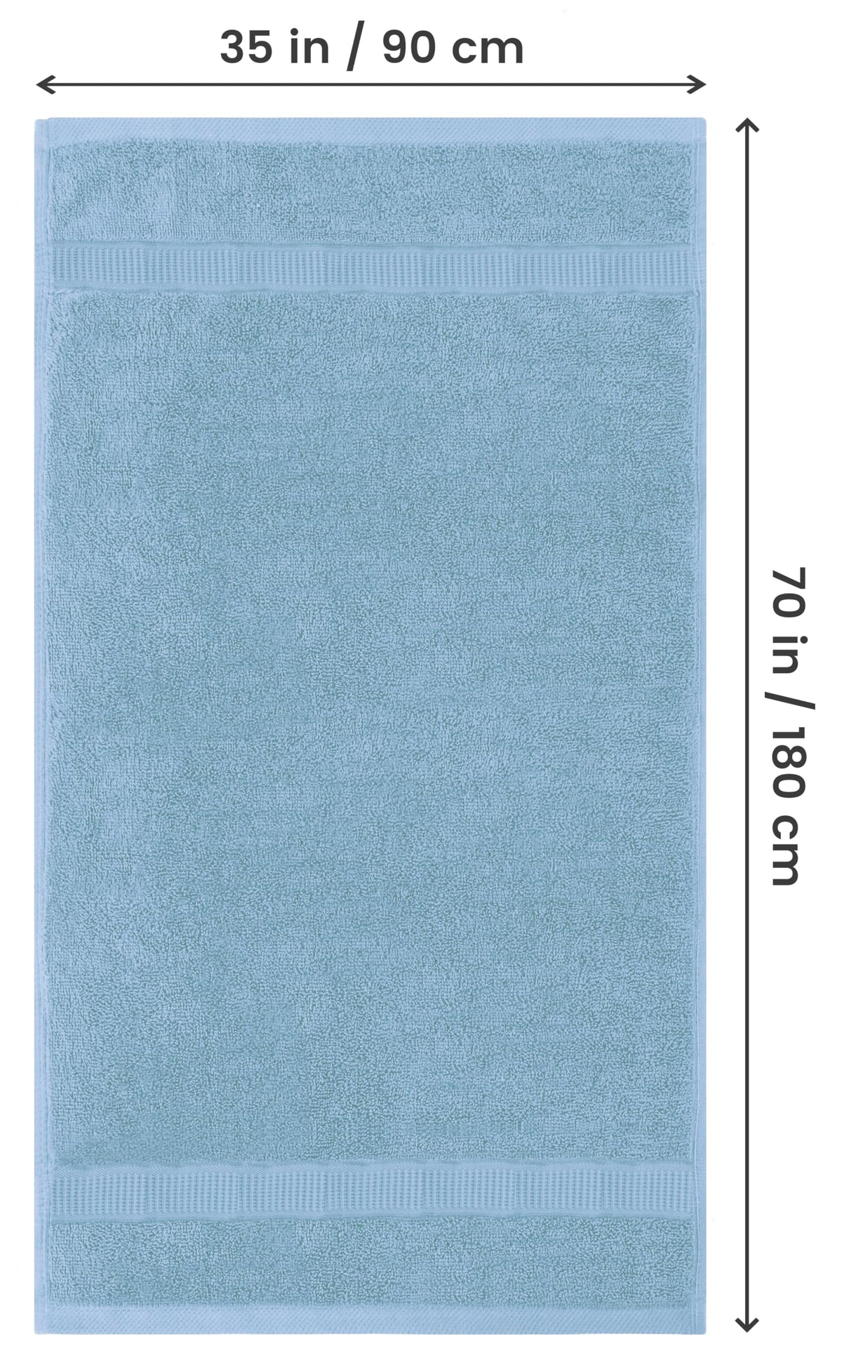 Utopia Towels soft cotton texture provides plush comfort and reliable absorption