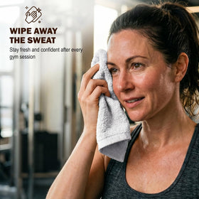 Utopia Towels soft-feel washcloth, gentle on skin for everyday use.