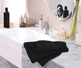 Utopia Towels soft hand-feel closeup showing plush, inviting texture.