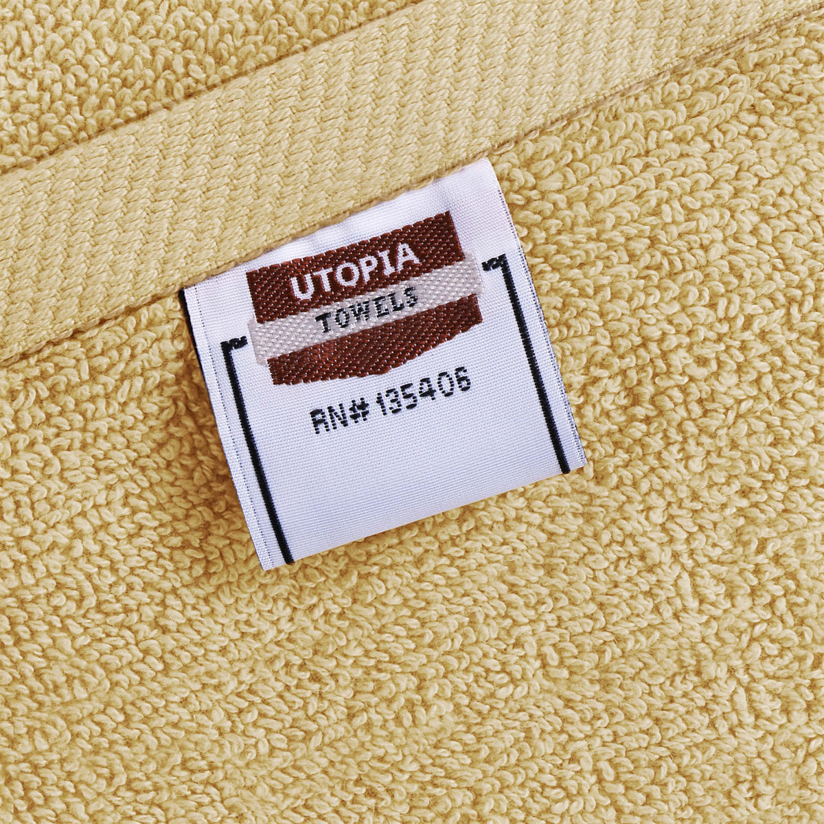 Utopia Towels soft hand-feel towels deliver comfortable drying and skincare routines.