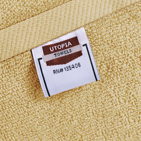 Utopia Towels soft hand-feel towels deliver comfortable drying and skincare routines.