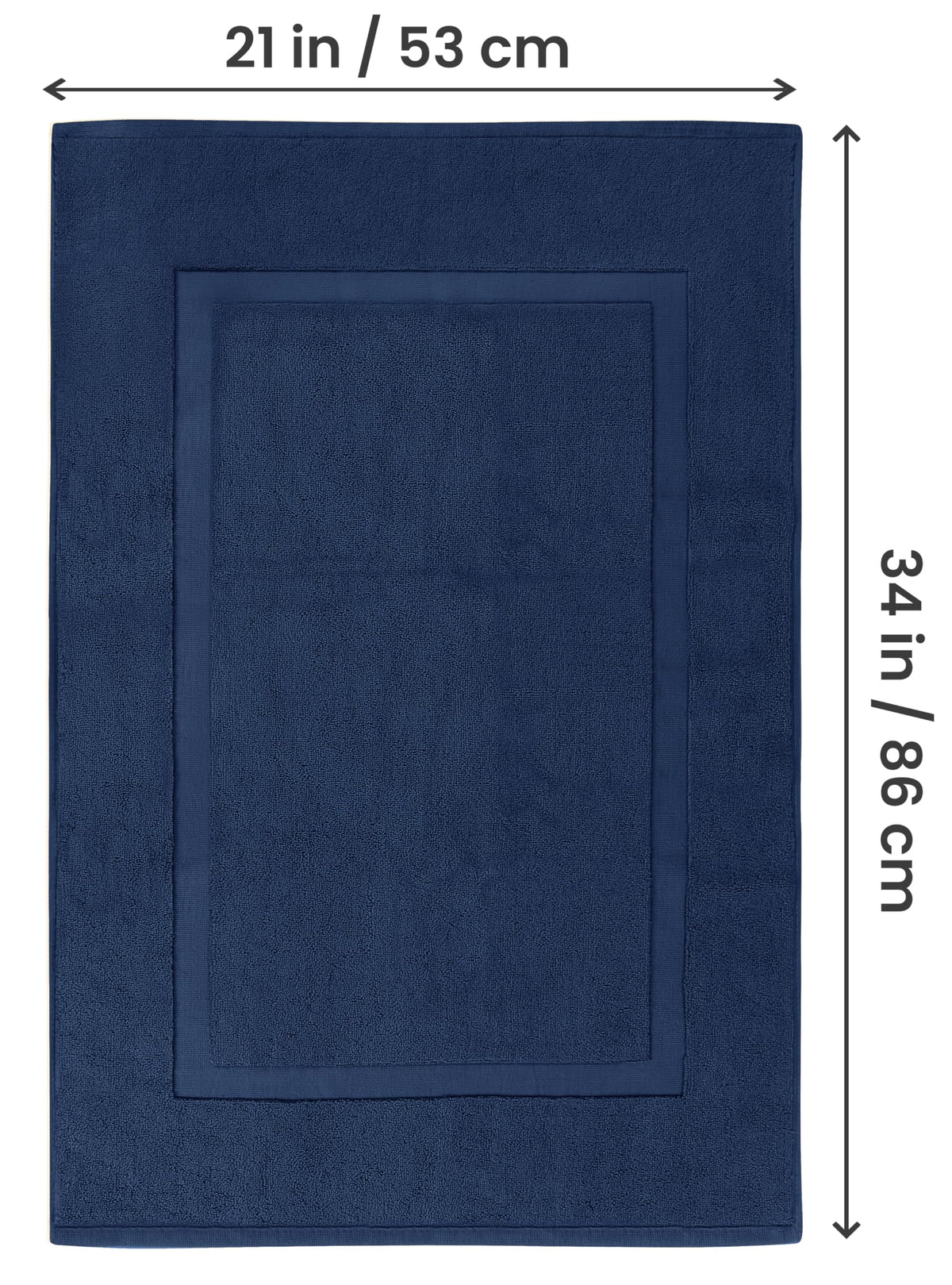 Utopia Towels plush cotton landing mat for comfort after showers.