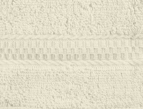 Utopia Towels washcloth close-up shows soft cotton texture for bath routines.