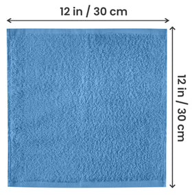 Utopia Towels 12x12 inch washcloth ideal for facial cleansing.