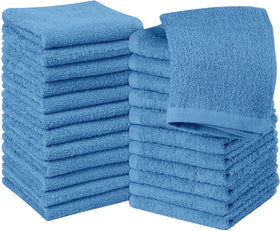 Utopia Towels 24-pack washcloths in package for easy stock.