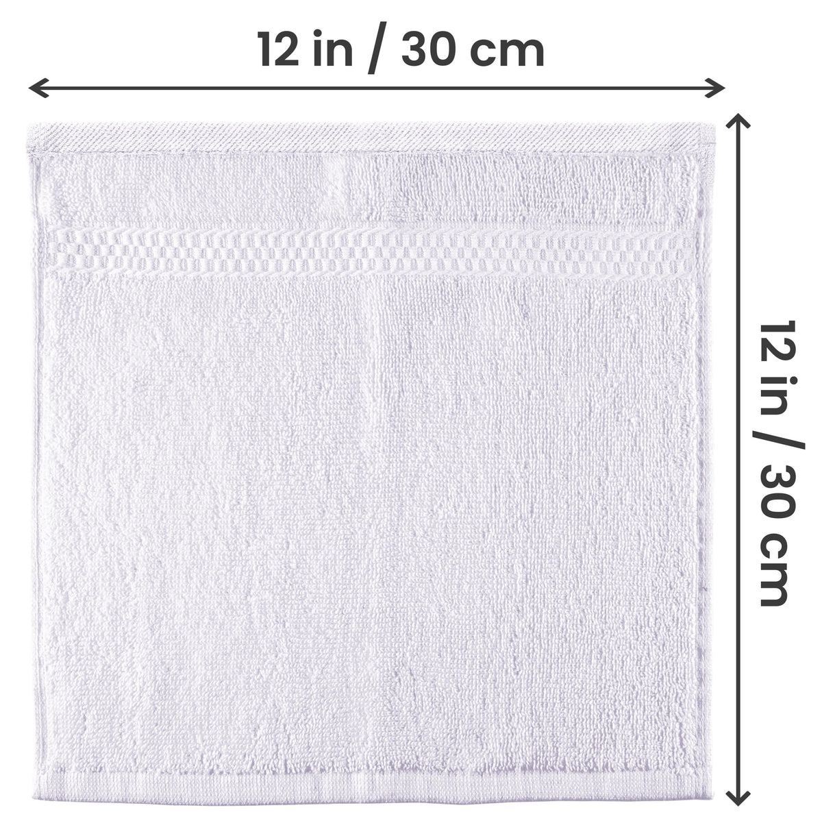 Utopia Towels washcloth 600gsm close-up highlighting high absorbency for quick drying.