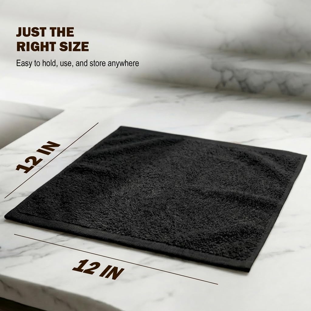 Gym bag with Utopia Towels washcloths ready for workouts and post-sweat cleanup