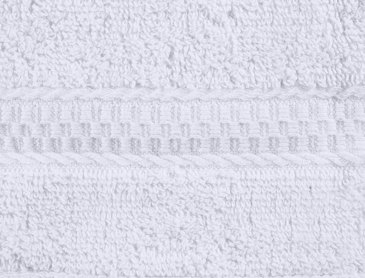 Utopia Towels washcloth white tone reflecting cleanliness and versatile home use.