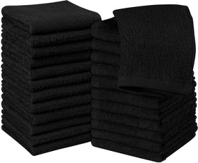 Utopia Towels 24-pack washcloths, 12x12 inches, ready for daily cleansing.