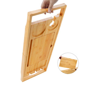 Utoplike caddy in a serene bathroom setup for spa-like ambience