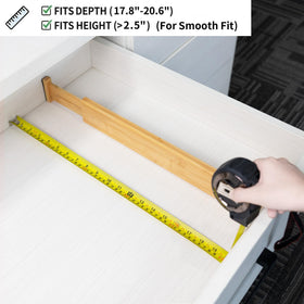 Utoplike spring-loaded divider close-up demonstrates quick placement.