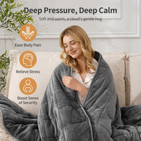 Even-weight distribution with tiny beads for quiet, balanced comfort.