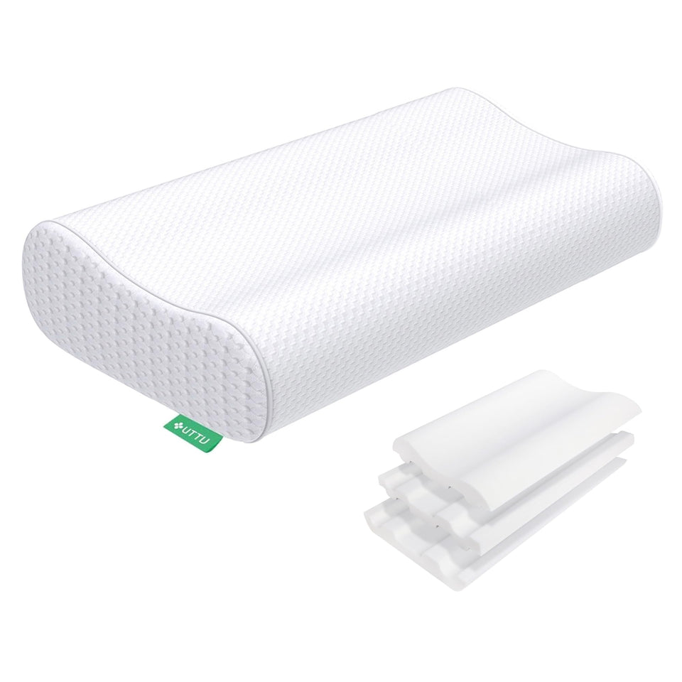 UTTU Cervical Pillow memory foam supports neck for restful sleep.