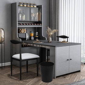UUJOLY dorm room trash bin, round black fits small rooms.