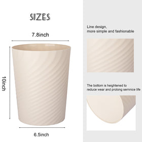 UUJOLY 1.8-gallon trash can in a kitchen setup for quick waste disposal