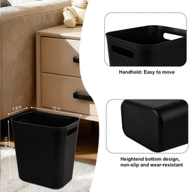 UUJOLY trash can with lid open, convenient access for quick tosses