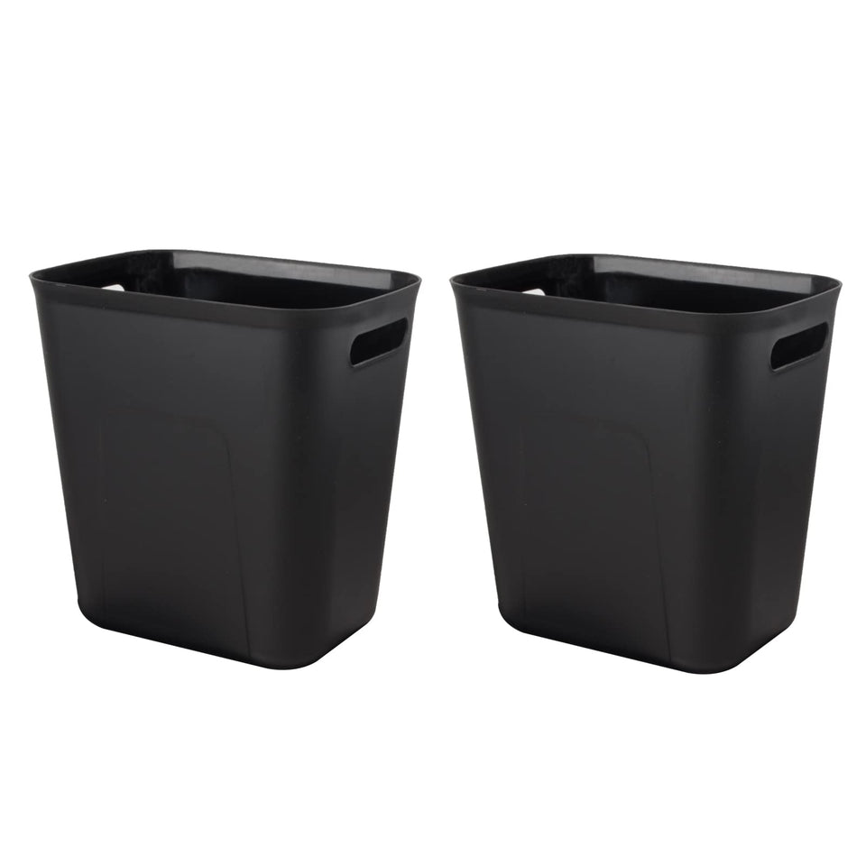 UUJOLY 3.5 gallon bathroom trash can, rectangular, fits under sink, easy to wipe.