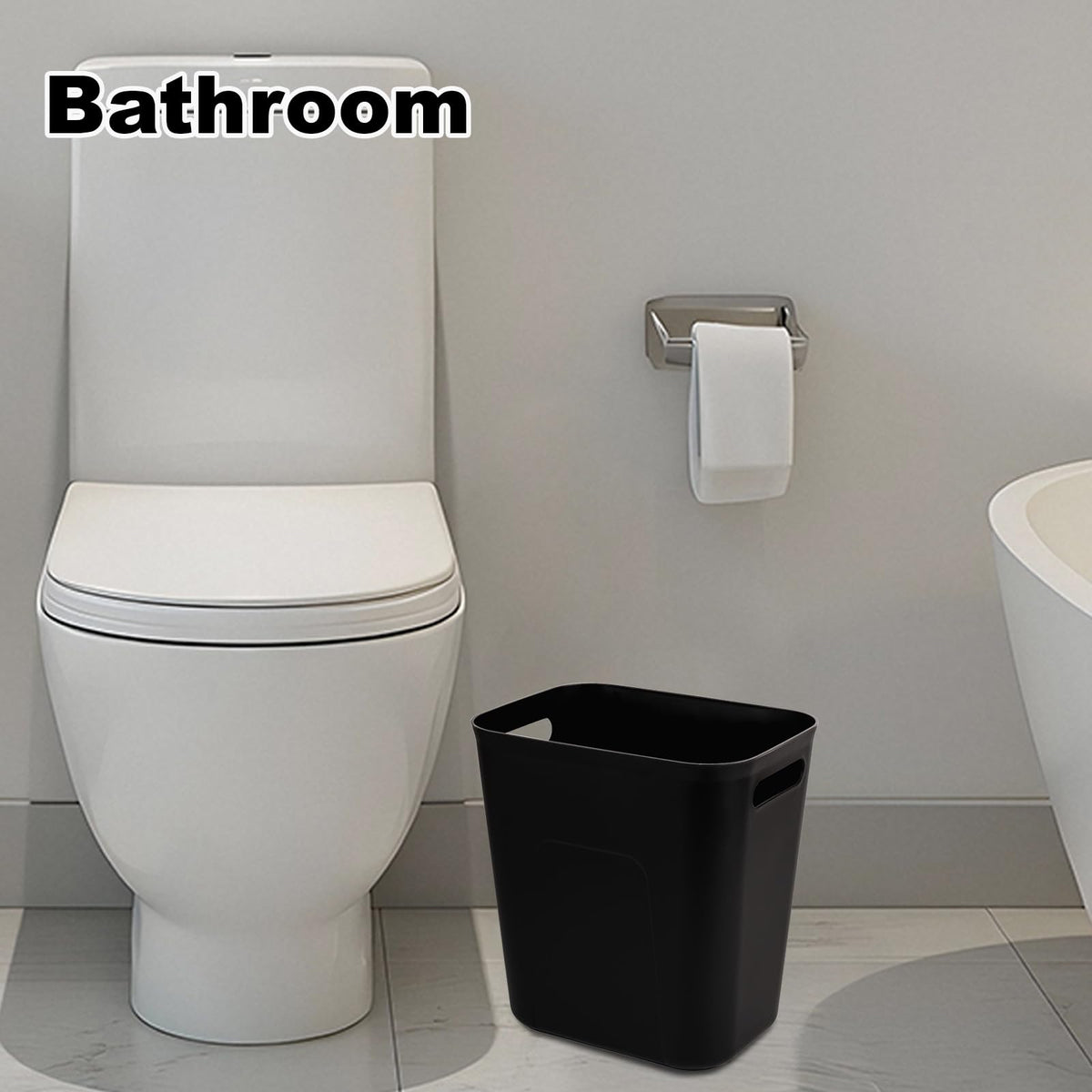 UUJOLY trash can in a dorm room, ideal for small spaces
