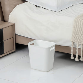 UUJOLY rectangular trash can under sink fit demonstrating space efficiency in tight areas