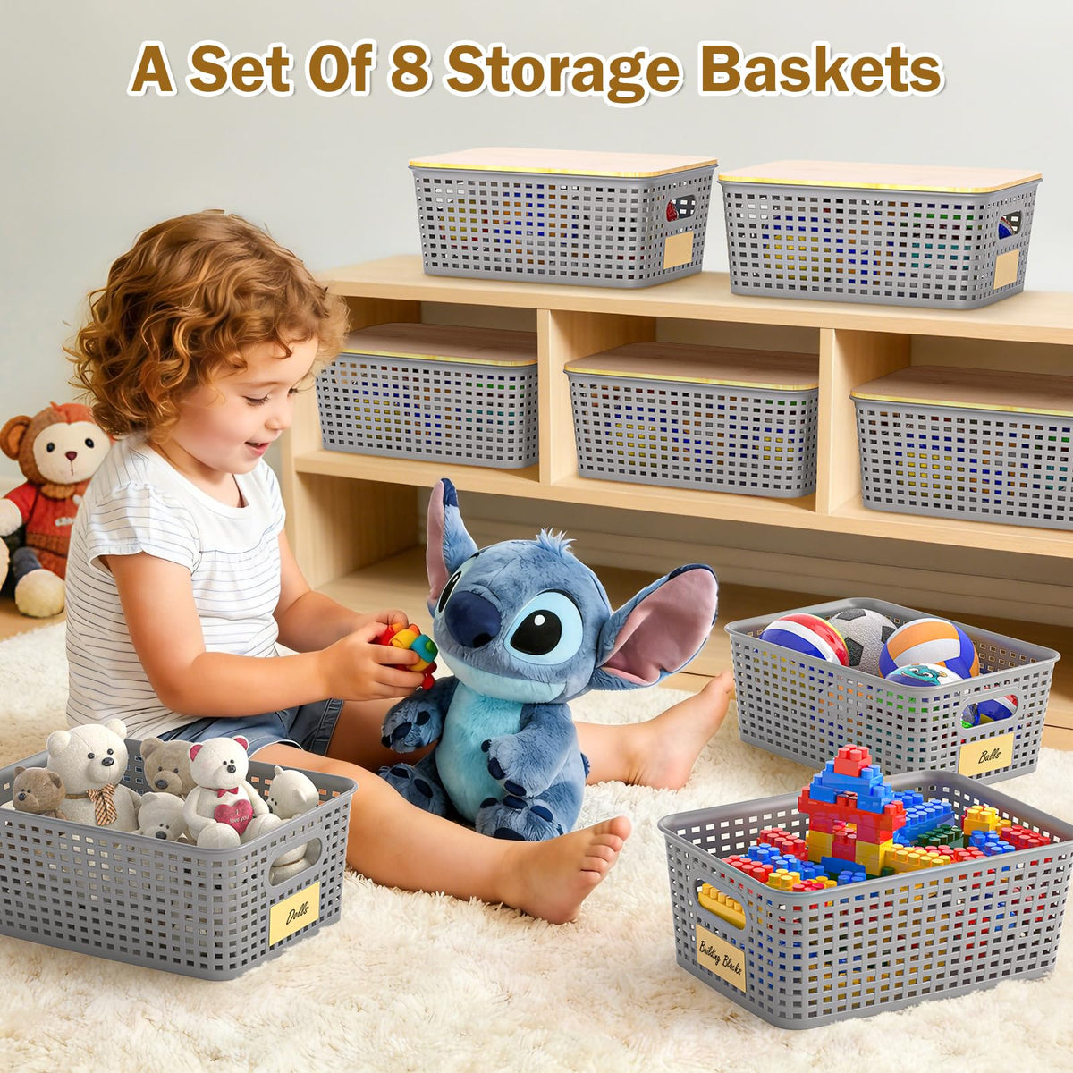 Uvellgift closet-drawer arrangement highlighting stackable design for maximizing space.