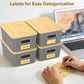 Uvellgift kraft labels included for fast categorization and inventory at a glance.