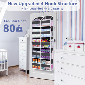 UVIAHOMI 80 lb capacity supports sturdy storage for heavier items.