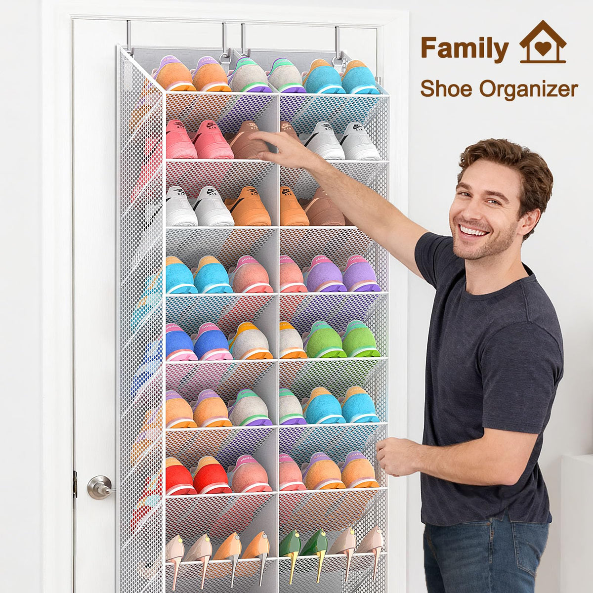 UVIAHOMI breathable mesh design keeps shoes fresh and odor-free