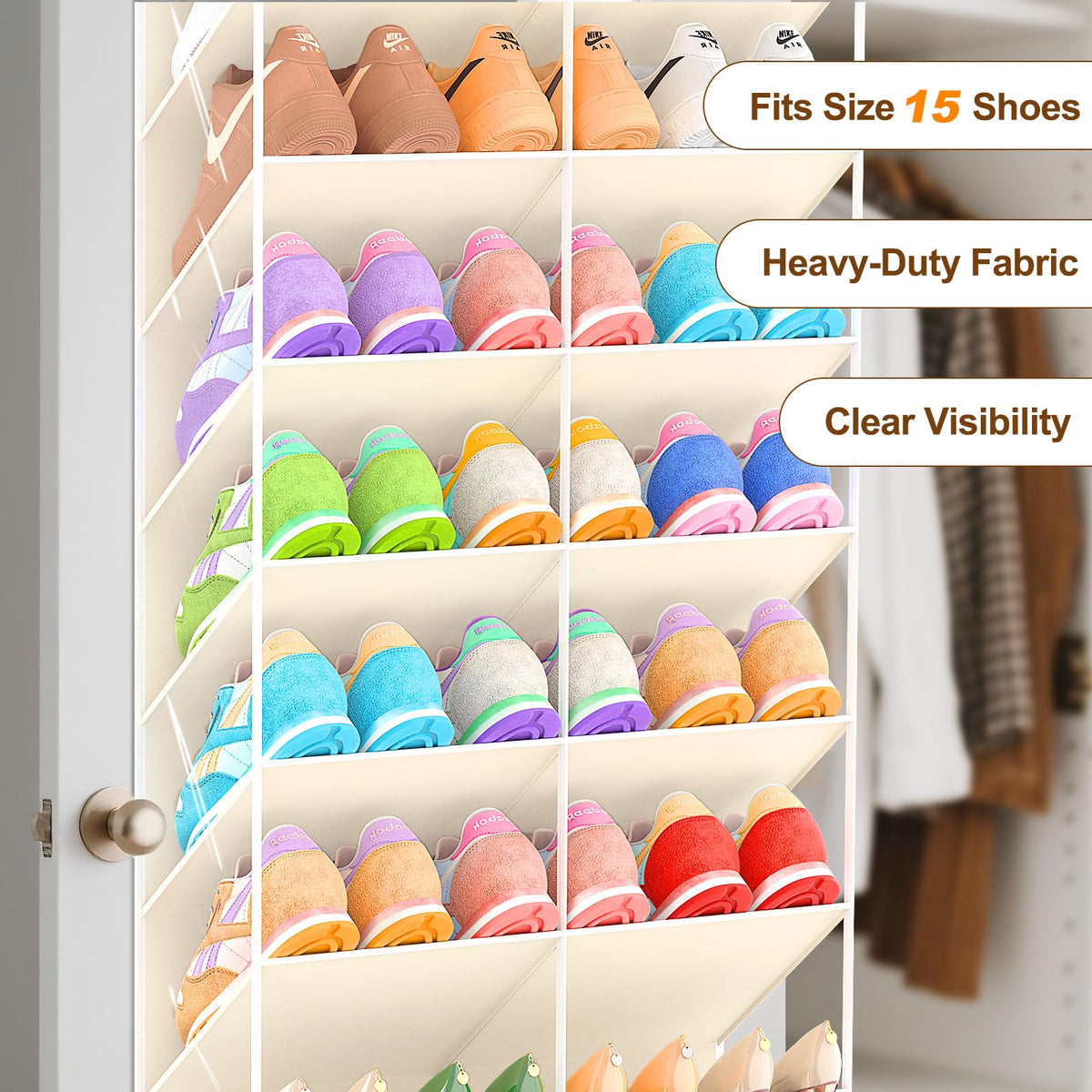 UVIAHOMI breathable non-woven fabric helps reduce shoe odor.