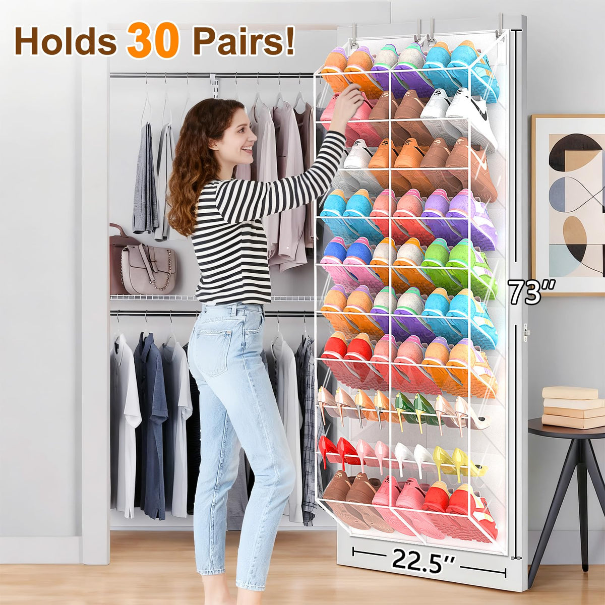 UVIAHOMI crystal-clear PVC panels for quick shoe visibility