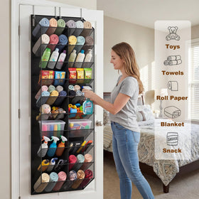 UVIAHOMI door-frame friendly design fits most doors for flexible organization