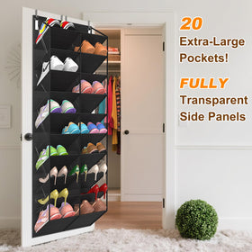 UVIAHOMI extra-wide pockets hold sneakers, boots, and heels with ease.