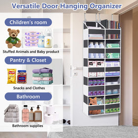 UVIAHOMI front pockets simplify organizing nursery essentials and toys.