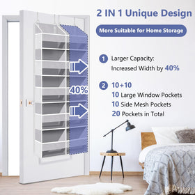 UVIAHOMI heavy-duty door hooks fit most doors without interference.
