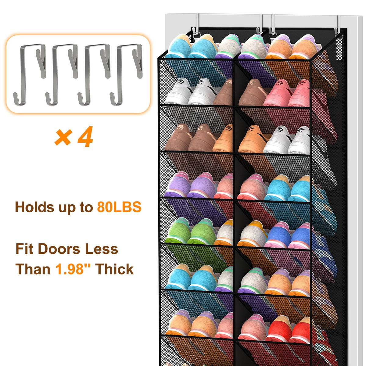 UVIAHOMI multi-use storage keeps towels, toys, and hats organized when not used for shoes