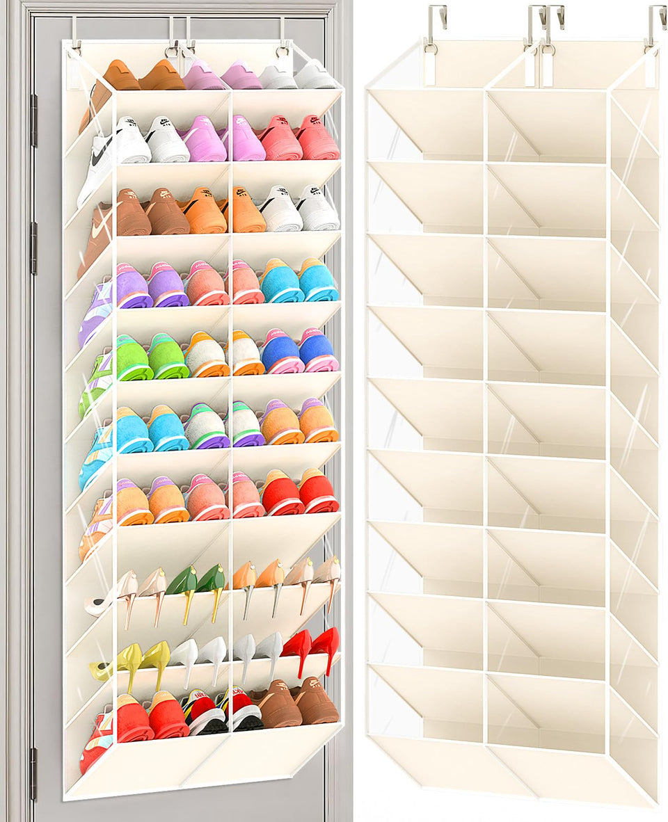 UVIAHOMI over-the-door organizer with 10 tiers for clutter-free wardrobes.
