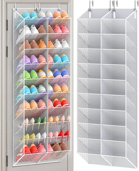UVIAHOMI over-the-door organizer holding 20-30 pairs for a tidy closet
