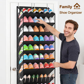 UVIAHOMI reinforced metal hooks provide sturdy support for heavy footwear.