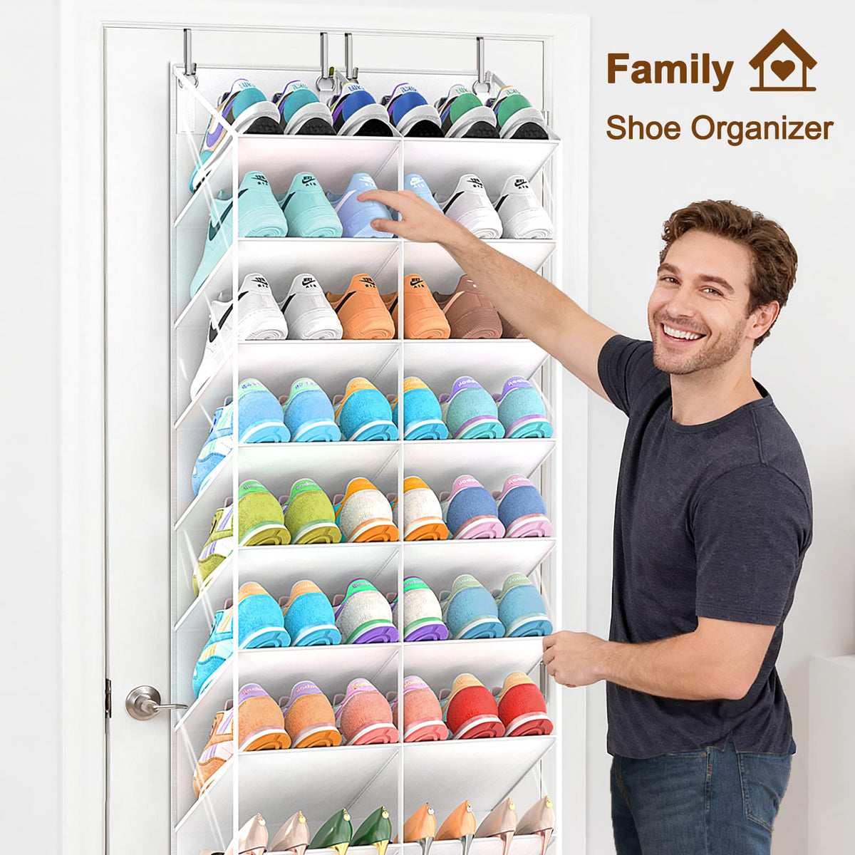 UVIAHOMI transparent PVC window for quick shoe visibility