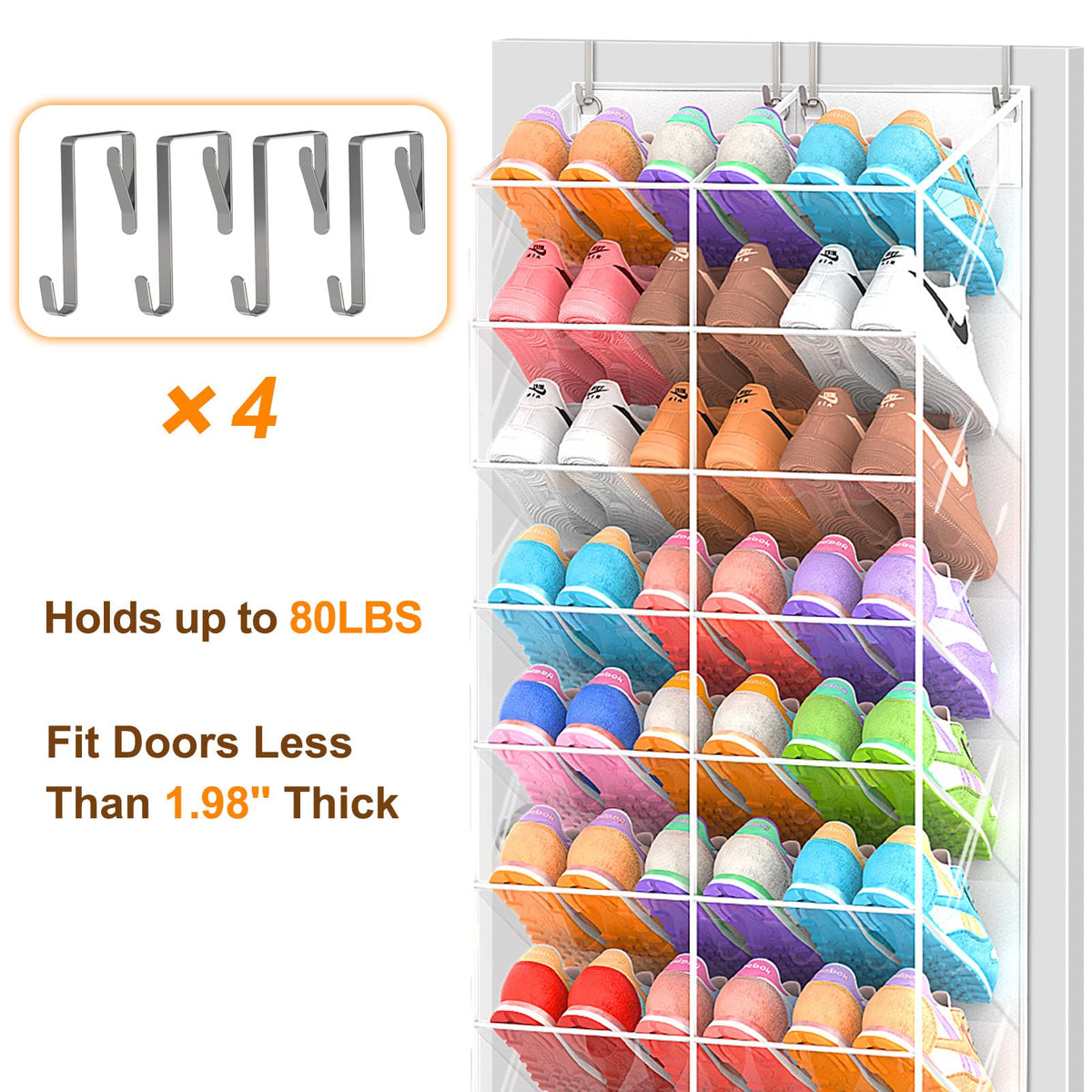 UVIAHOMI versatile door storage for towels and toys