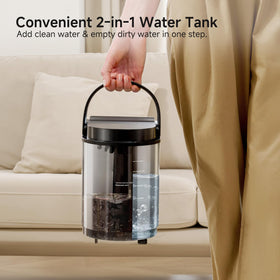 Uwant B400 cleans under furniture and car mats with ease.