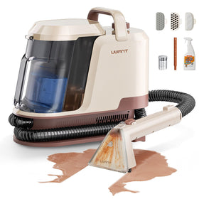 Uwant carpet cleaner with 22KPa suction lifting stains on carpets