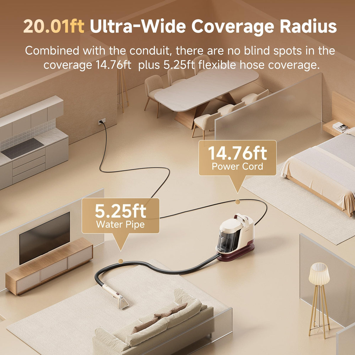 Uwant self-cleaning brush head simplifies post-cleanup maintenance